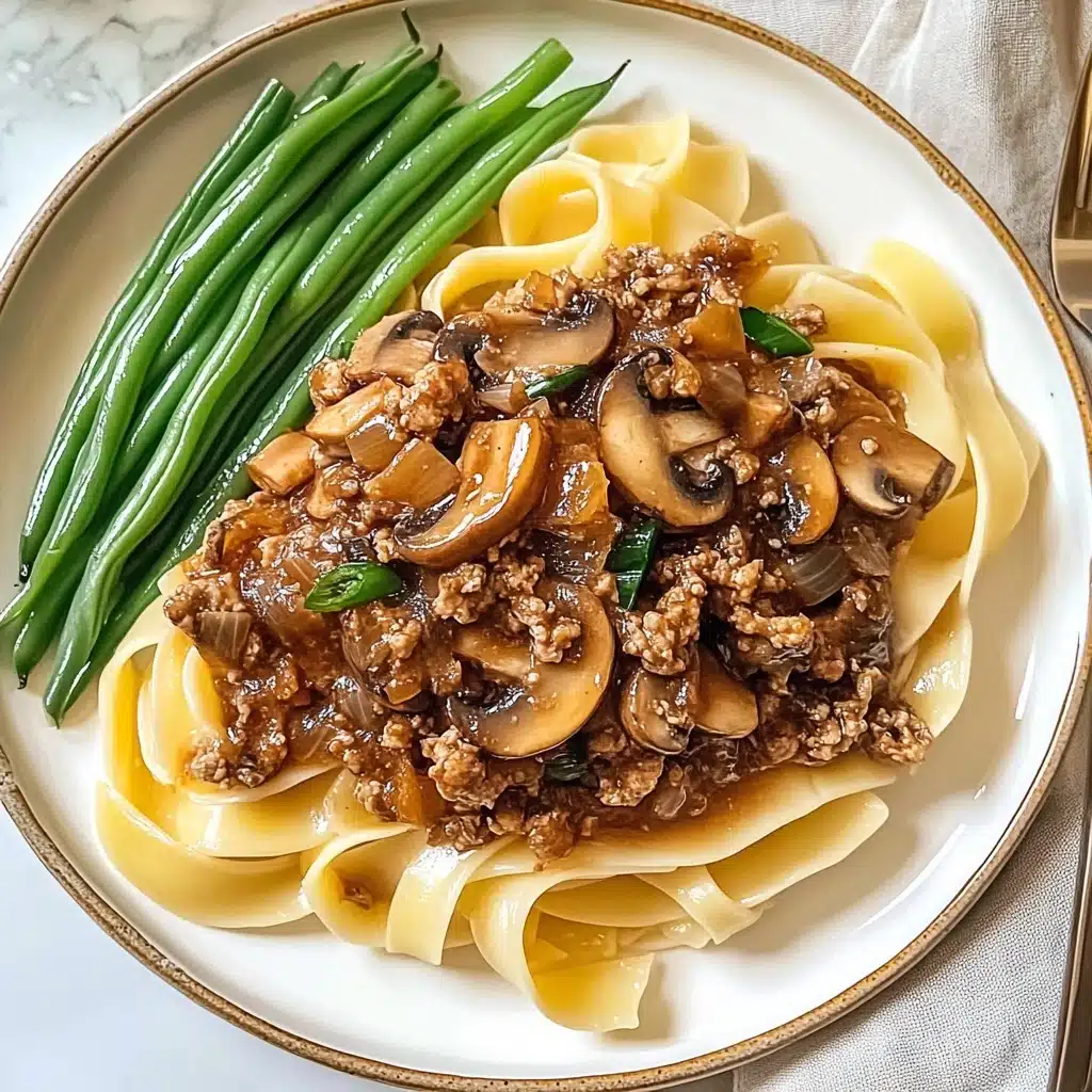 Easy Salisbury Ground Beef Recipe - Recipe Image
