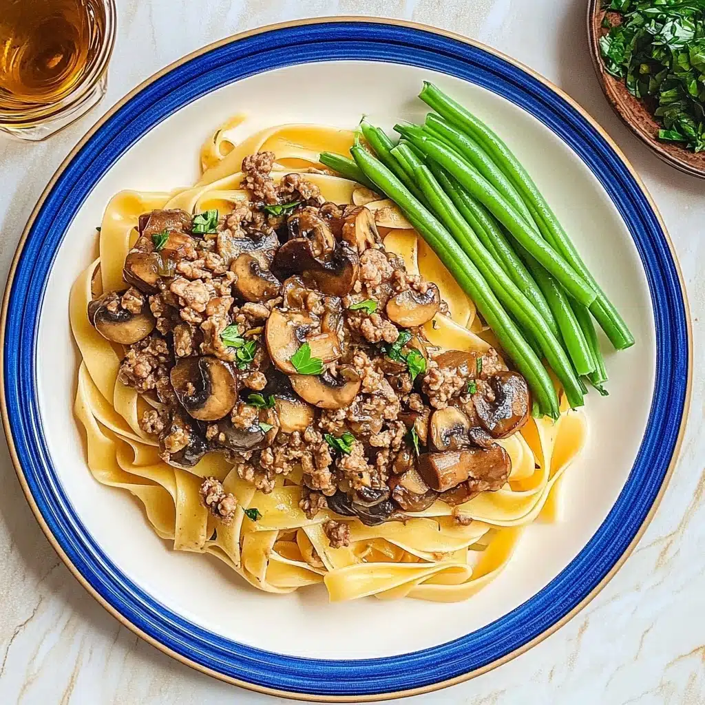 Easy Salisbury Ground Beef Recipe - Recipe Image