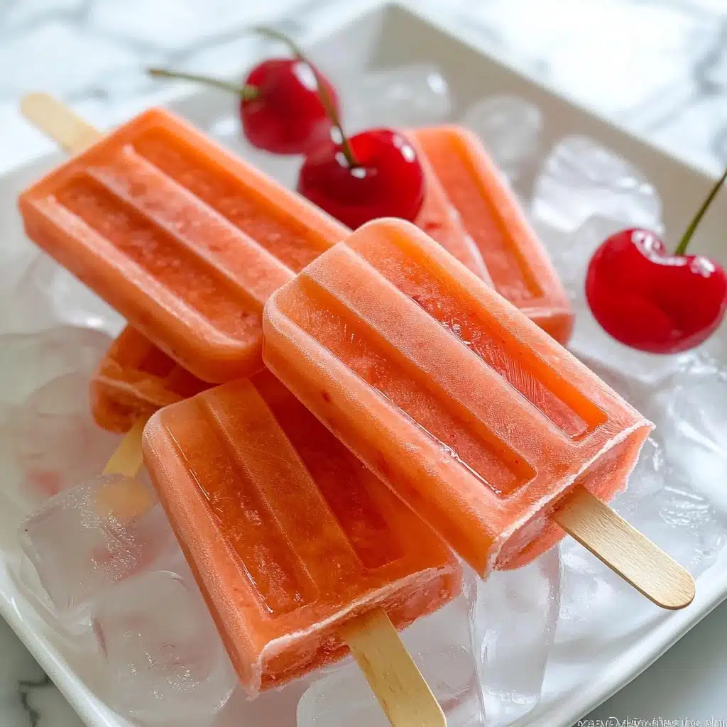 Kid's Favourite Shirley Temple Popsicles Recipe - Recipe Image
