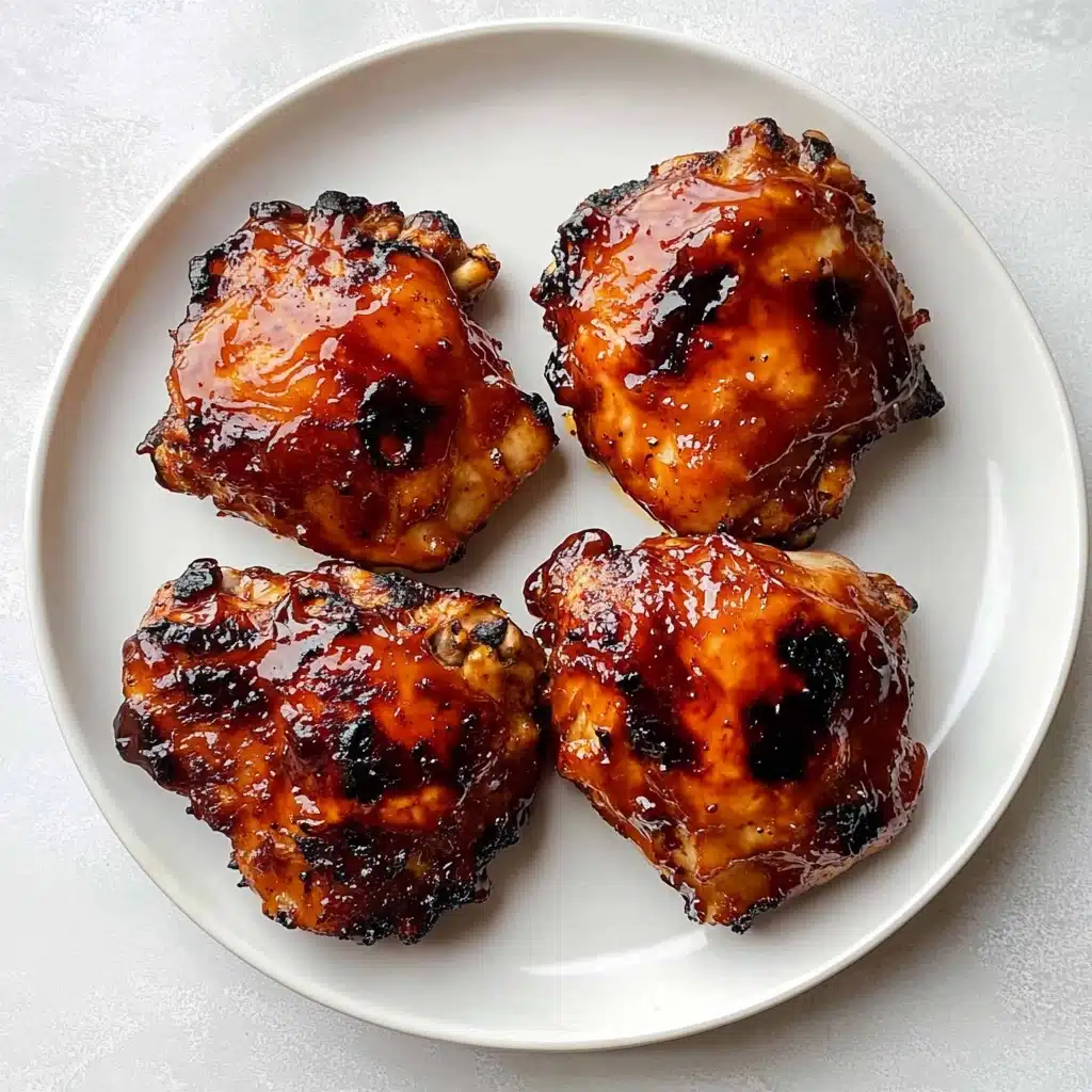 BBQ Grilled Chicken Thighs Recipe - Recipe Image