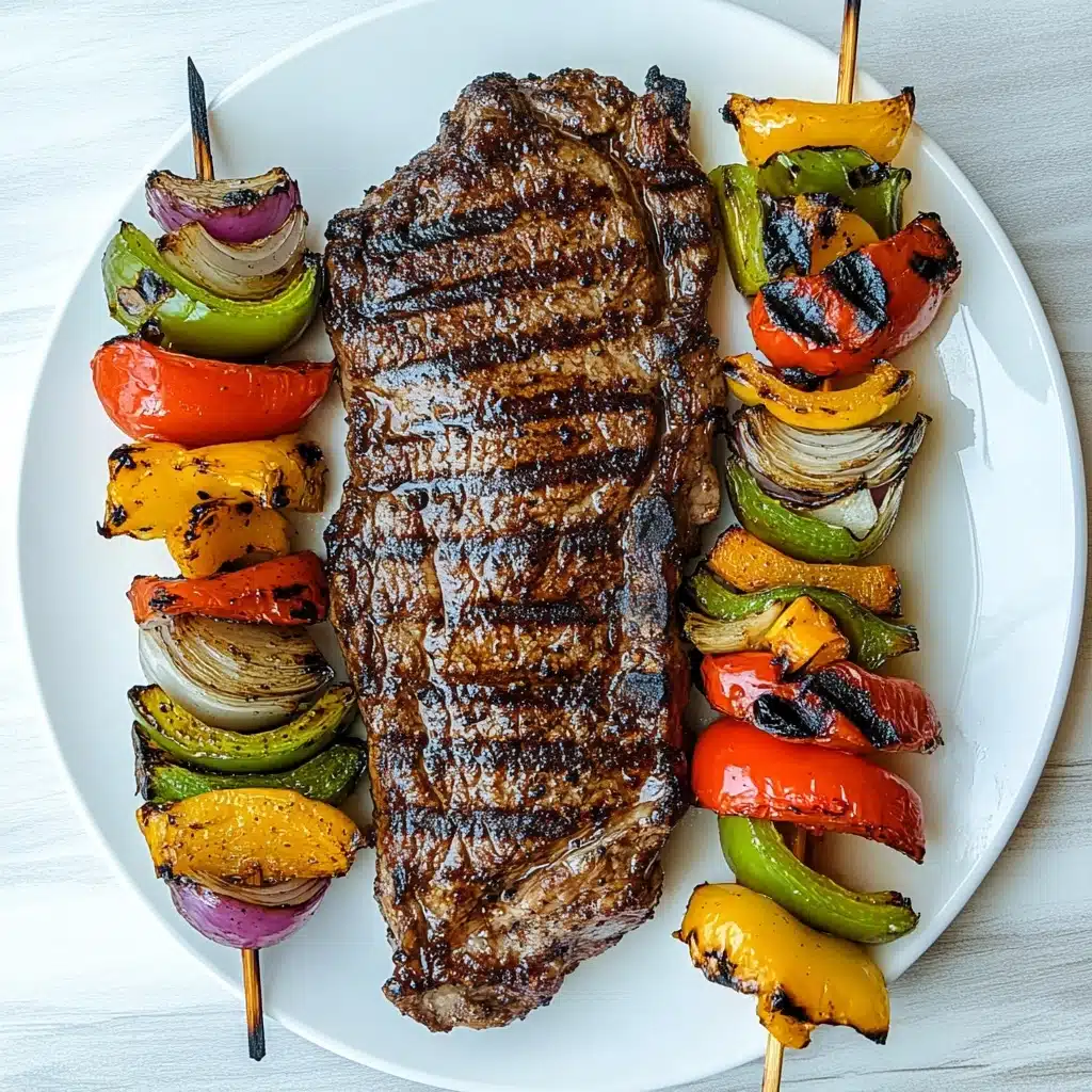Perfect Grilled Ribeye Steaks with Basil Garlic Butter Recipe - Recipe Image