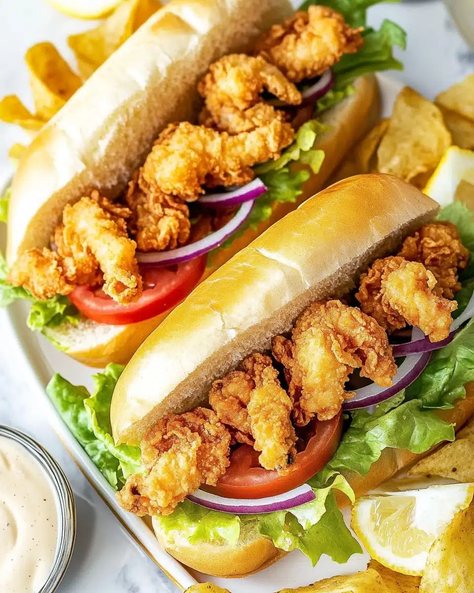 Crispy Shrimp Po'Boy Recipe