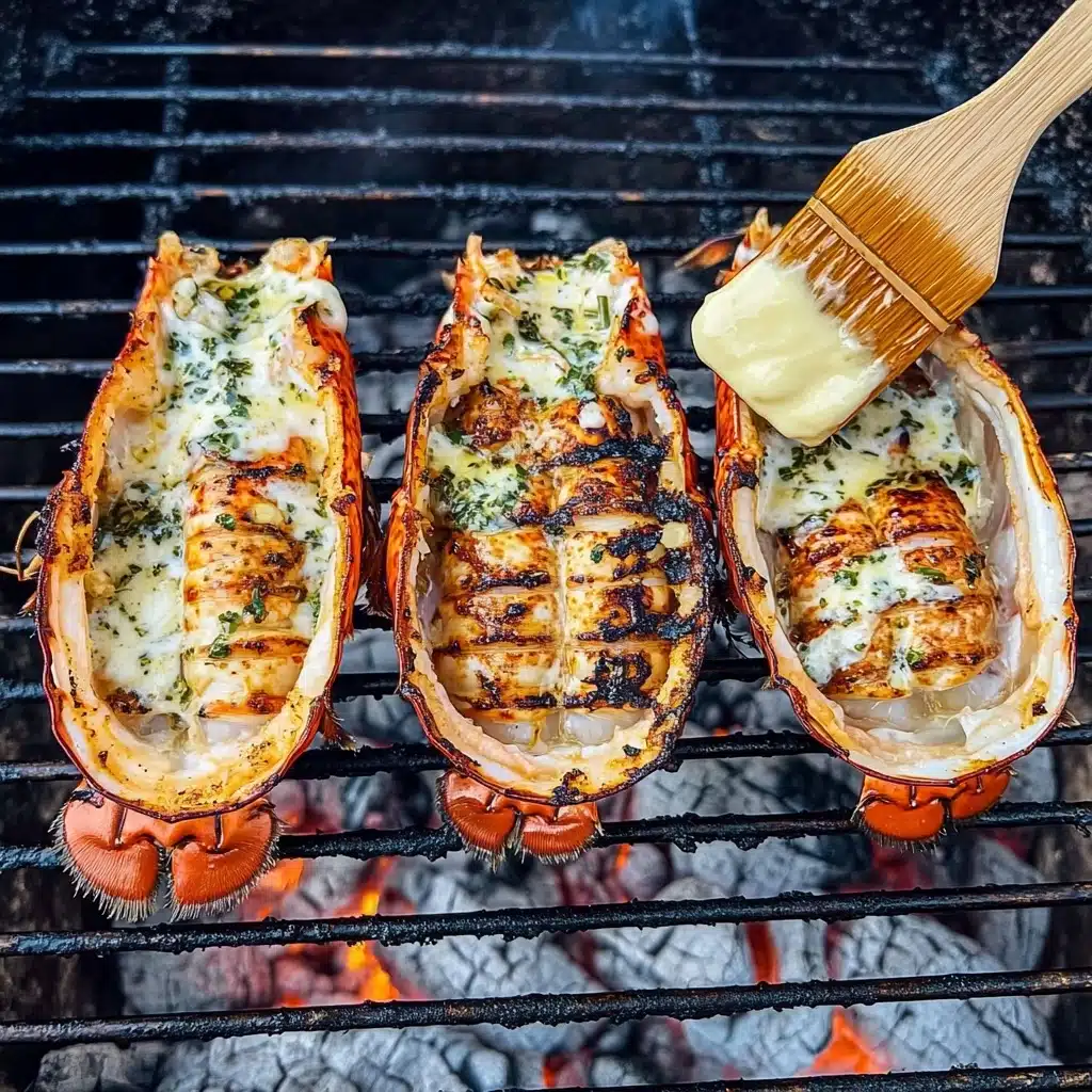Grilled Lobster Tail with Garlic Butter Recipe - Recipe Image