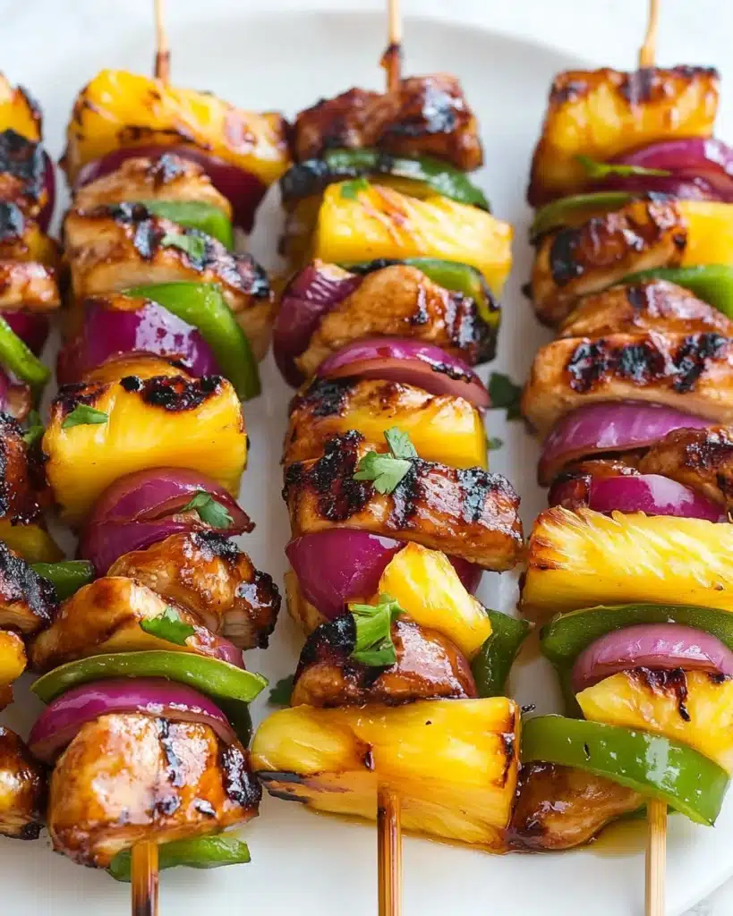 Hawaiian Chicken Kebabs Recipe