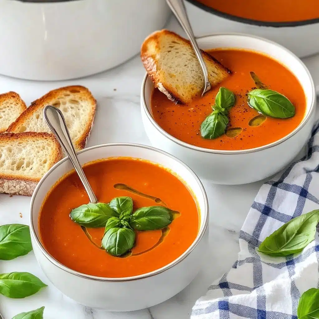 Roasted Tomato Basil Soup Recipe - Recipe Image