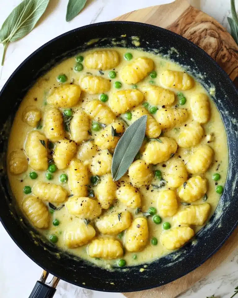 Gnocchi with Cream Sauce Recipe