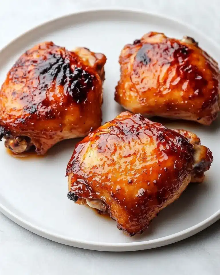 BBQ Grilled Chicken Thighs Recipe