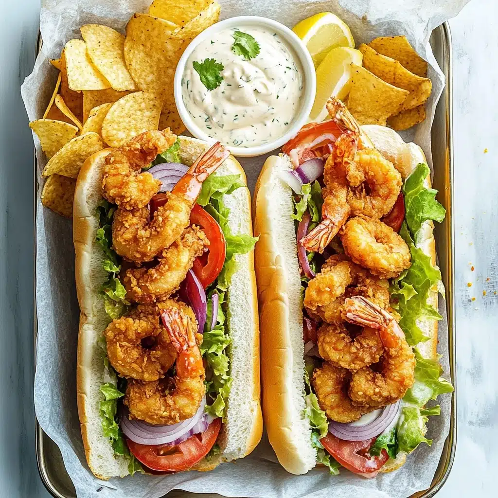 Crispy Shrimp Po'Boy Recipe - Recipe Image