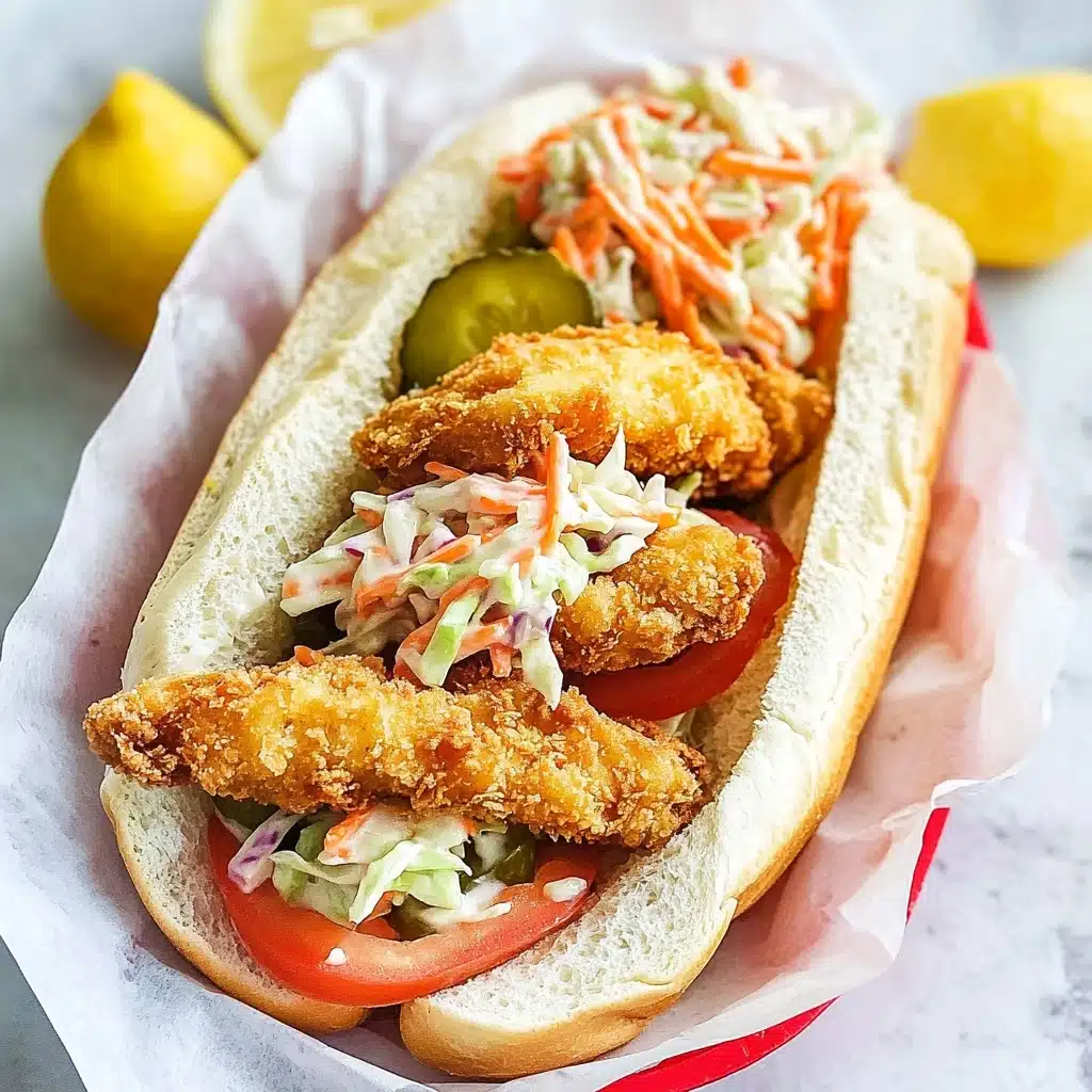 Fried Catfish Po-Boy Recipe - Recipe Image