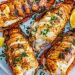 Grilled Lobster Tail with Garlic Butter Recipe