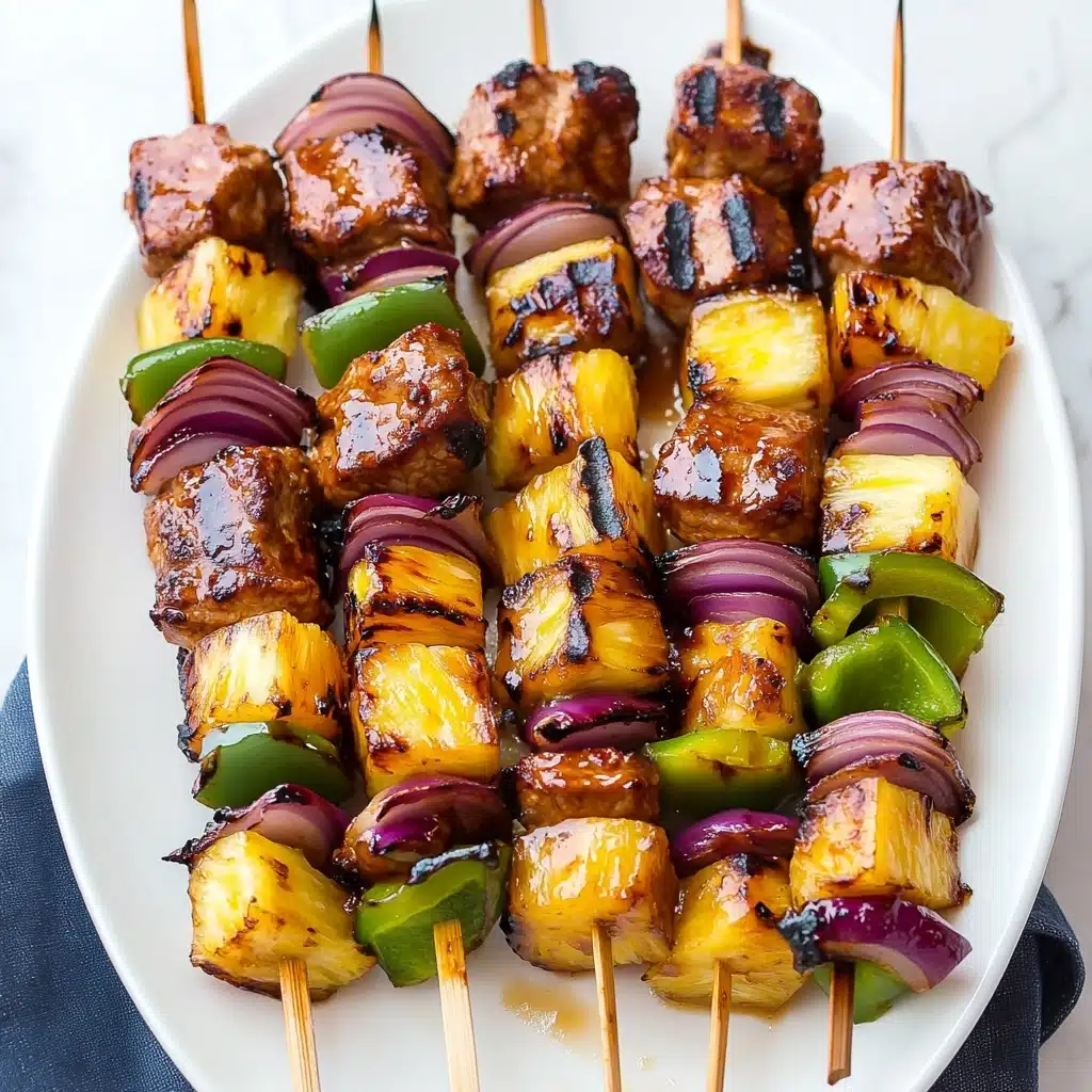Hawaiian Chicken Kebabs Recipe - Recipe Image