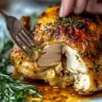 Garlic Herb Butter Roasted Chicken Recipe