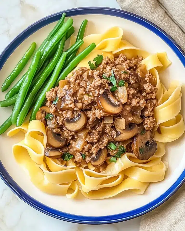 Easy Salisbury Ground Beef Recipe