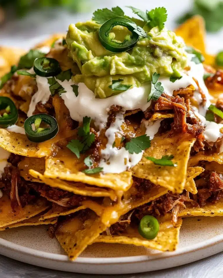 Loaded Chicken Nachos Recipe