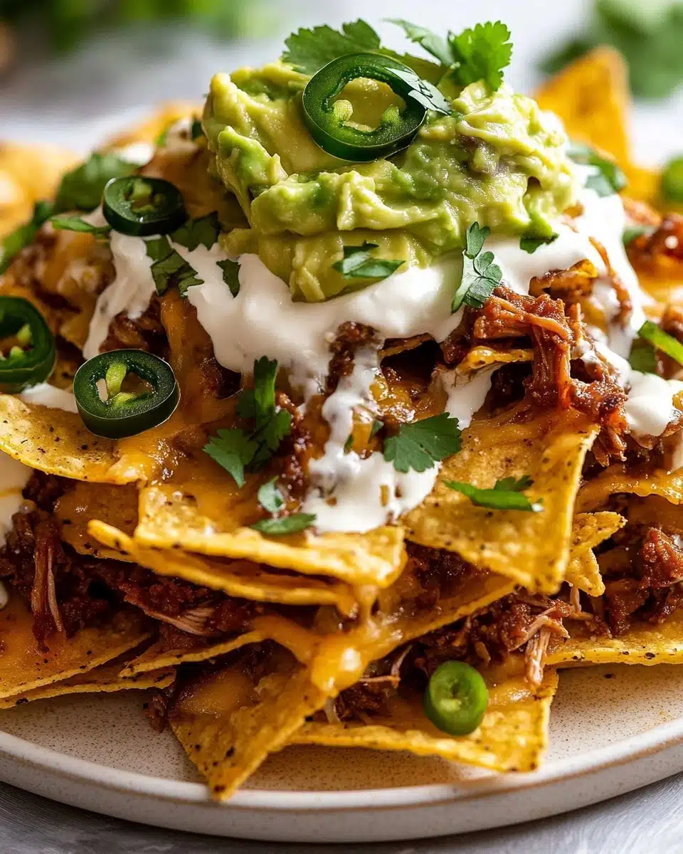Loaded Chicken Nachos Recipe