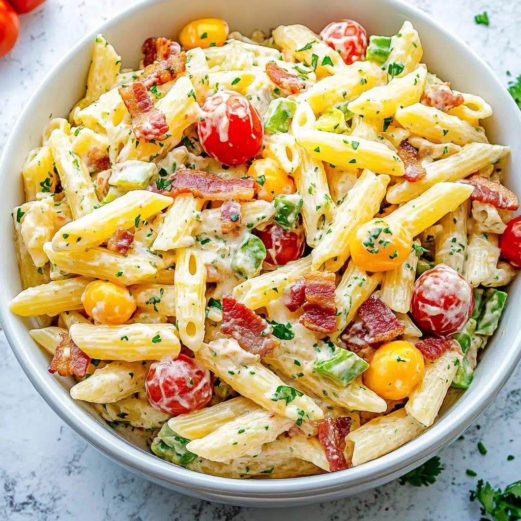 Chicken Club Pasta Salad Recipe - Recipe Image