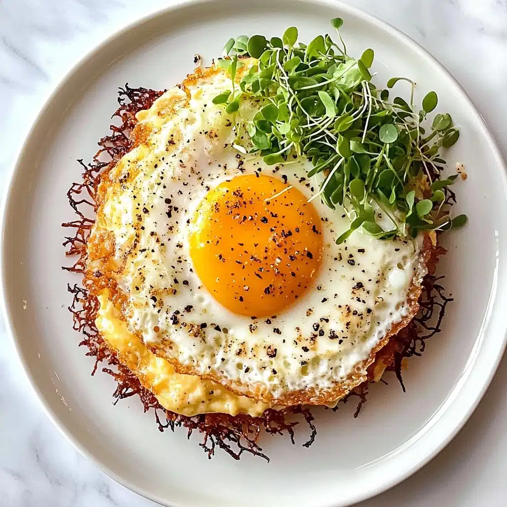 Viral Fried Egg Taco with Crispy Cheddar Cheese Recipe