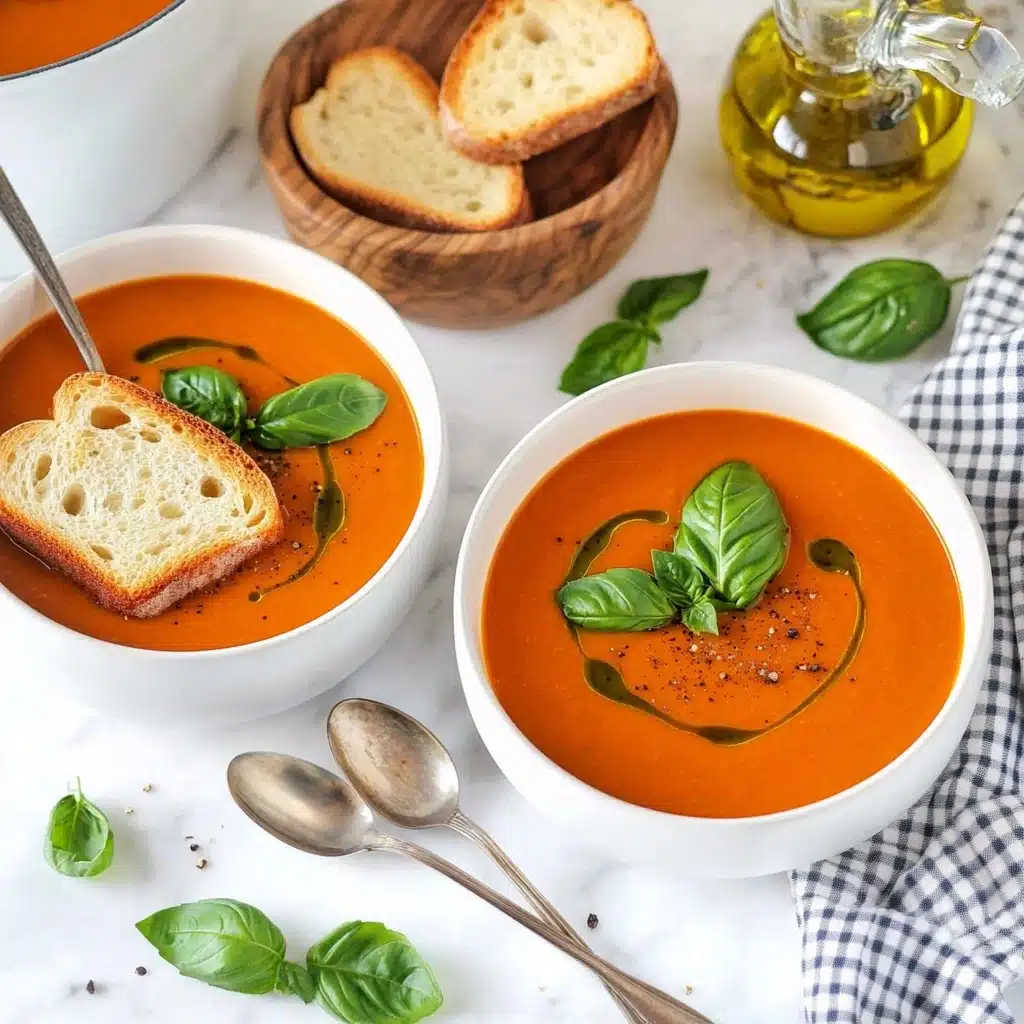 Roasted Tomato Basil Soup Recipe - Recipe Image