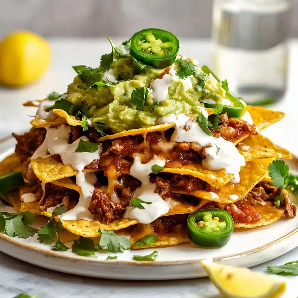 Loaded Chicken Nachos Recipe - Recipe Image