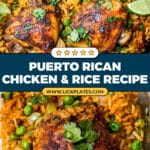 Mama's Puerto Rican Chicken and Rice (Arroz con Pollo) Recipe