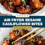 Air Fryer Sesame Cauliflower Wings Recipe