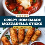 Homemade Mozzarella Sticks Recipe