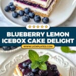 Blueberry Lemon Icebox Cake Recipe