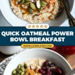 5-Minute Oatmeal Power Bowl Recipe