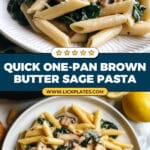 One-Pan Brown Butter and Sage Pasta Recipe