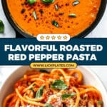 Roasted Red Pepper Pasta Recipe