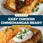 Chicken Chimichangas Recipe