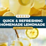 Homemade Lemonade Recipe