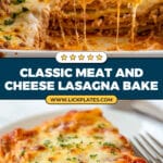 Classic Three-Cheese Lasagna Recipe