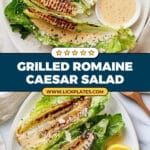 Grilled Romaine Lettuce Caesar Salad Recipe