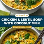 Quick Chicken and Lentil Soup Recipe