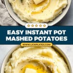 No Drain Instant Pot Mashed Potatoes Recipe