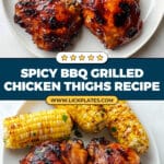 BBQ Grilled Chicken Thighs Recipe