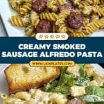 Smoked Sausage Alfredo Pasta Recipe