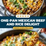 Mexican Beef and Rice Skillet Recipe