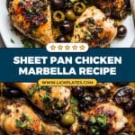 Sheet Pan Chicken Marbella Recipe