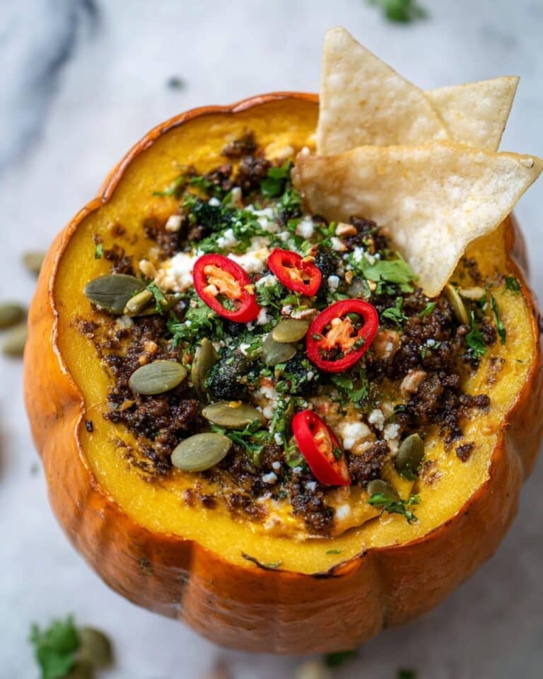 Pumpkin Chorizo Queso Fundido Recipe