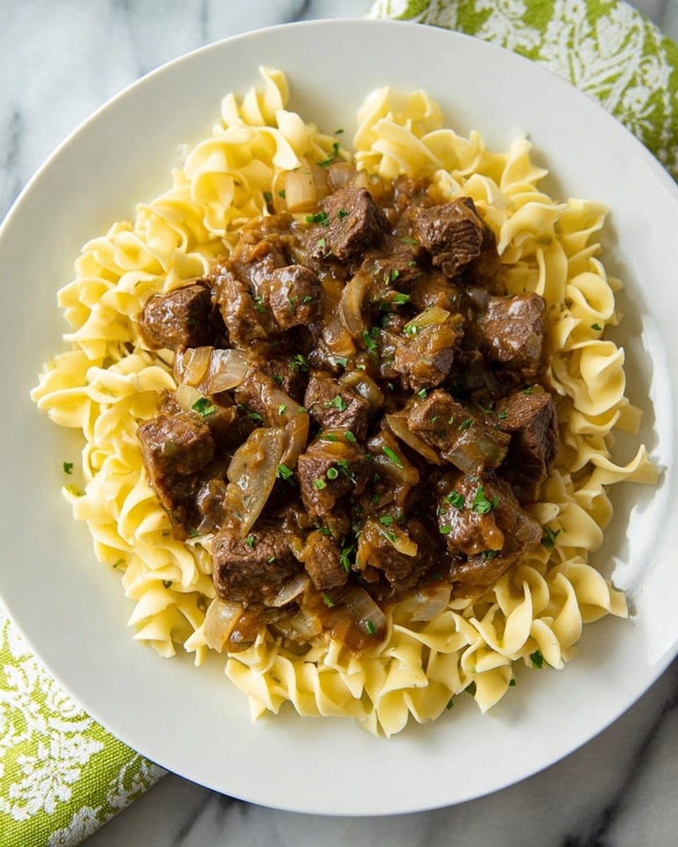 Slow Cooker Amish Beef and Noodles Recipe