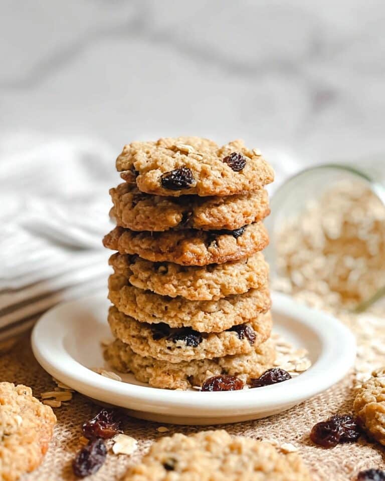 Soft and Chewy Oatmeal Raisin Cookies Recipe