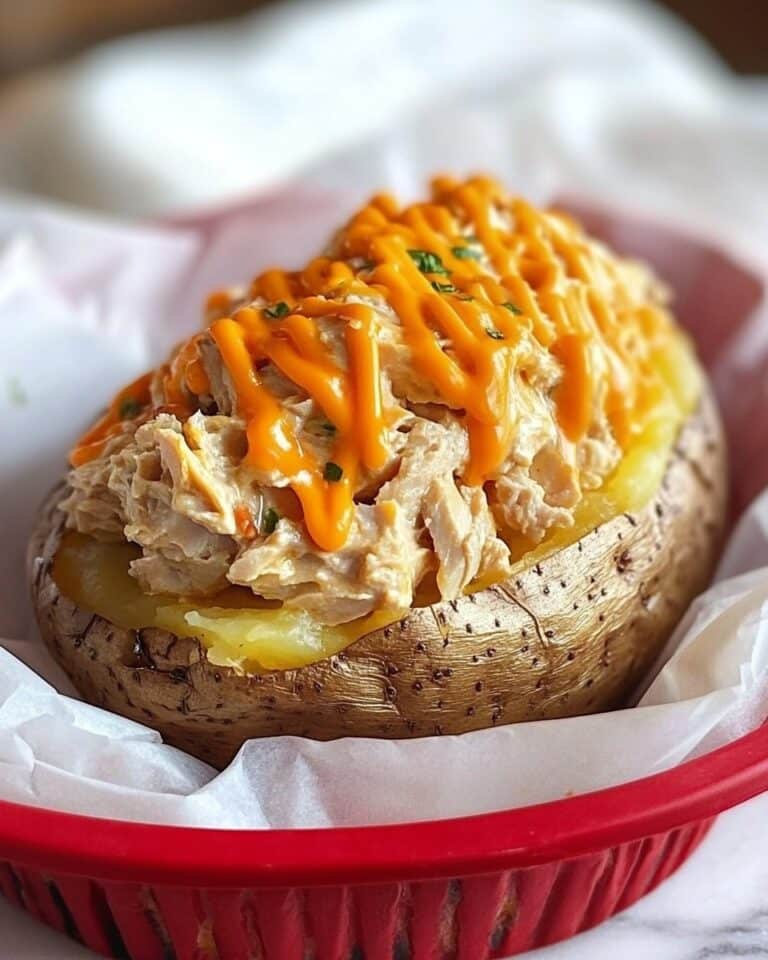 Cheesy Spicy Ranch Stuffed Baked Potatoes Recipe