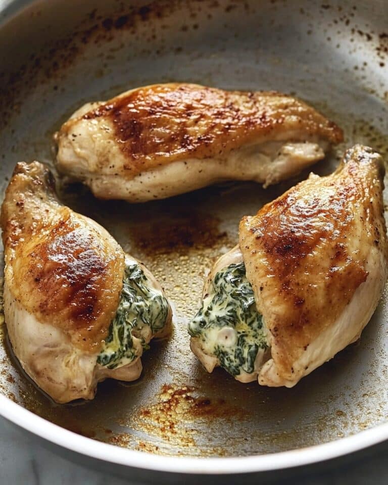 Stuffed Chicken Breast with Spinach and Cheese Recipe