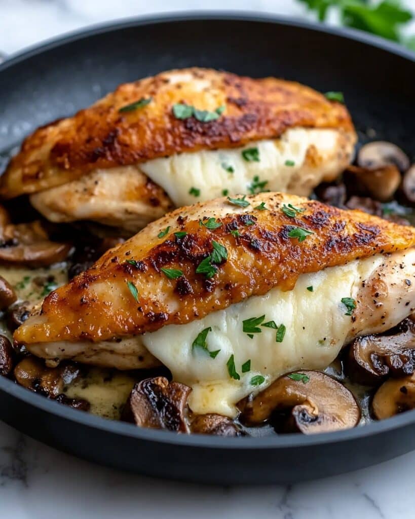 Mushroom Stuffed Chicken Breast – Quick and Easy Recipe