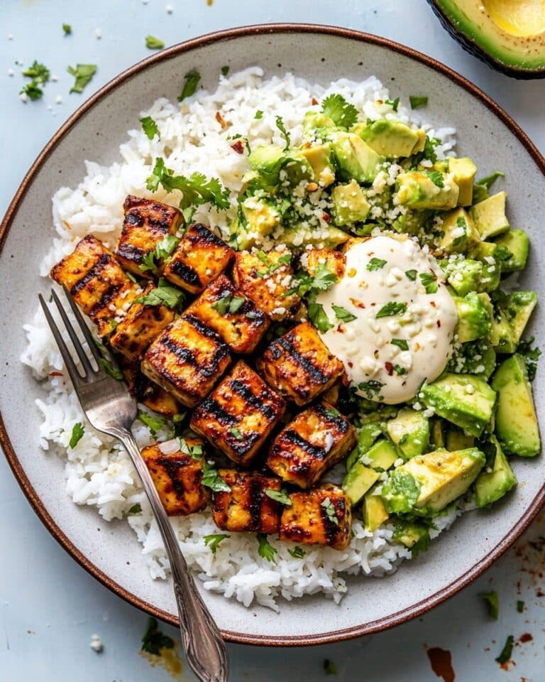 Spicy Chipotle Honey Salmon Bowls with Avocado Feta Salad and Chipotle Mayo Recipe