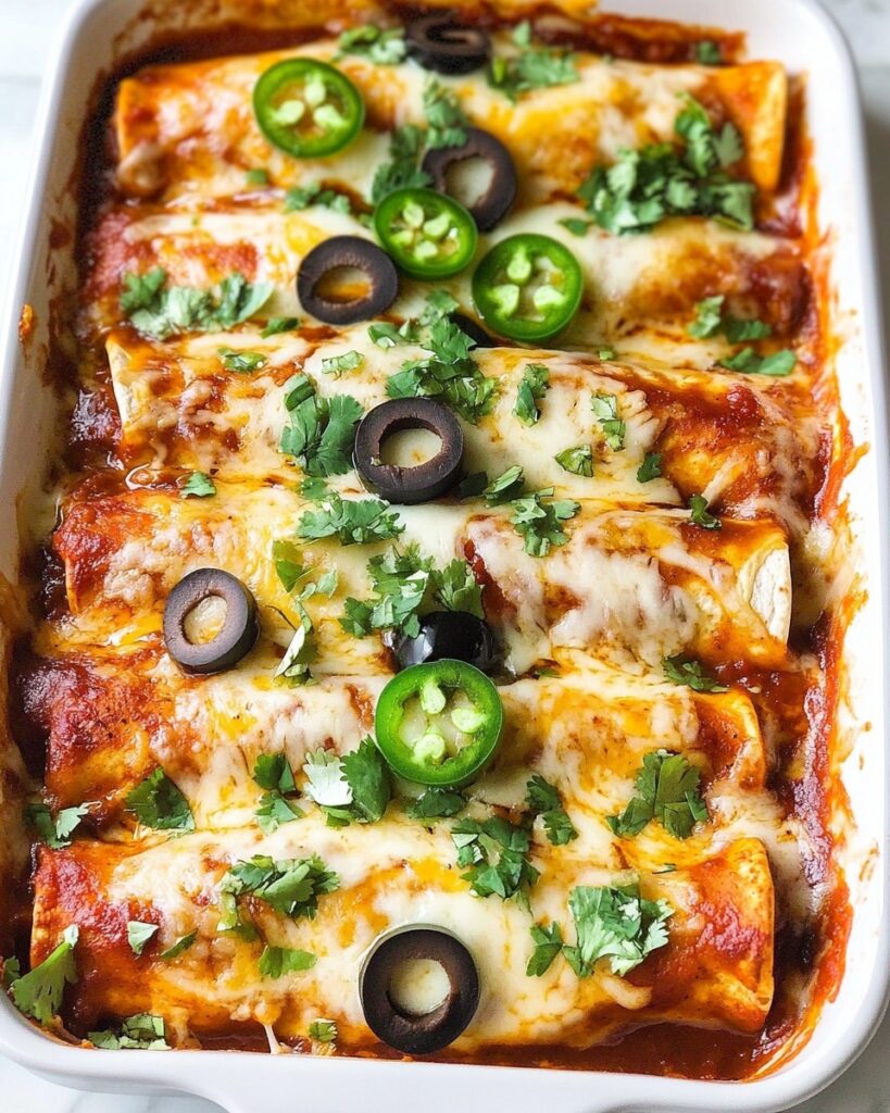 Easy Baked Chicken Tinga Enchiladas Recipe