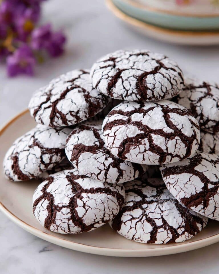 Chocolate Crinkle Cookies Recipe