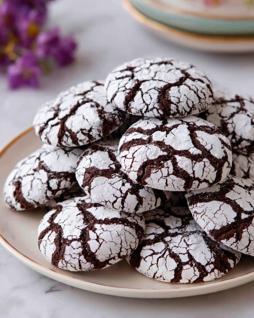 Chocolate Crinkle Cookies Recipe